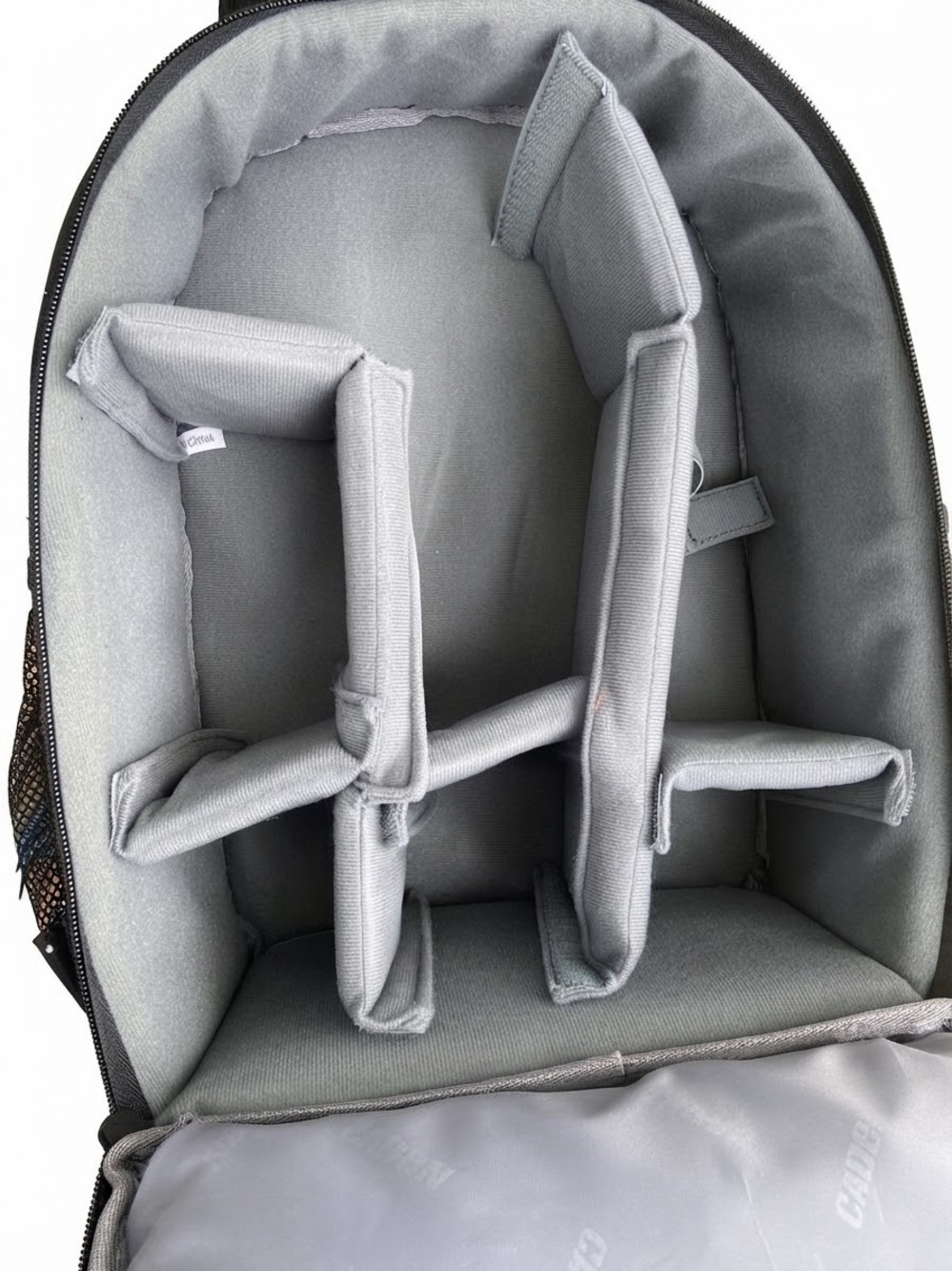 Black Space-Print Men's Backpack - Picture 4 of 5